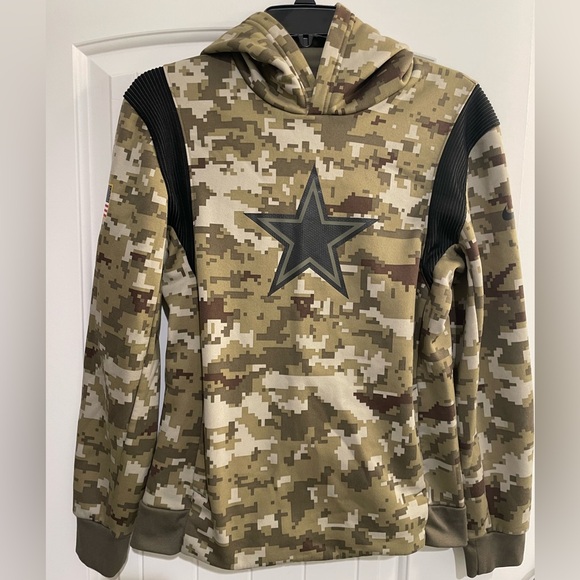 Nike Other - Nike Dallas Cowboys Salute to Service Boys Camo Hoodie. Size Large. NFL. Dri-fit